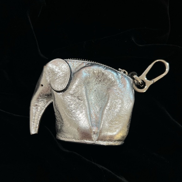 Loewe Metallic Silver Leather Accessory - Picture 1 of 6